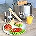 2 Pcs Magnetic Wooden Toaster Tongs | 8.7-Inch Kitchen Tongs for Cooking, Bread, Bacon, Bagels, and Muffins | Non-Toxic Design, Prefect Bamboo Alternative, Perfect for Toaster, BBQ, and Grilling