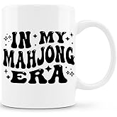 Zomhix Mahjong Gifts Coffee Mug - Gifts for Mahjong Players Mug, Mahjong Gifts for Women Men, Mahjong Accessories and Gifts, in My Mahjong Era Ceramic Coffee Mug 11 oz