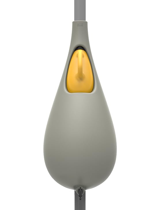 Elho Pure Raindrop - Regentonne - Ocher - Draußen - 70 Liter