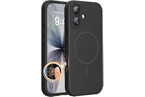 Miracase Magnetic for iPhone 17 Case, Compatible with MagSafe, Integrated Silicone Camera Control Cover, 3.0mm Thicken Shockp