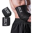 Elbow Wraps for Weightlifting, Bench Press, Cross Training & Powerlifting for Men and Women - 47" Nylon (1 Pair) Elbow Straps - Increases Stability of Joints and Supports Injury Recovery