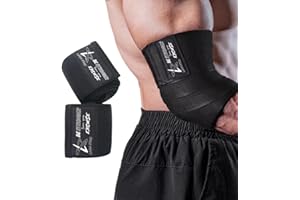 LARA STAR Elbow Wraps for Weightlifting, Bench Press, Cross Training & Powerlifting for Men and Women - 47" Nylon (1 Pair) Elbow Straps - Increases Stability of Joints and Supports Injury Recovery