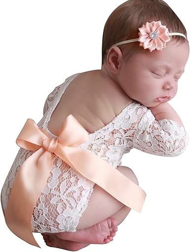 baby girl lace romper newborn