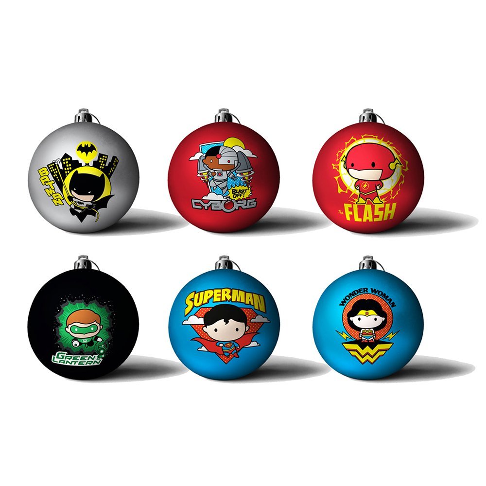 DC Comics Chibbi Baubles 6er