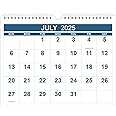 Calendar 2025-2026 - Wall Calendar from July 2025 to December 2026, 2025-2026 Calendar with Thick Paper, 8.5" x 11", Blue