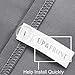 Box Spring Cover Thick & Opaque - Stretch to Fit, Premium Sleek Alternative for Bed Skirts, Elastic Wrap Around - Queen, Gray