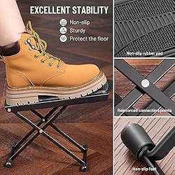 CAHAYA Guitar Foot Stool: 6 Position Height Guitar
