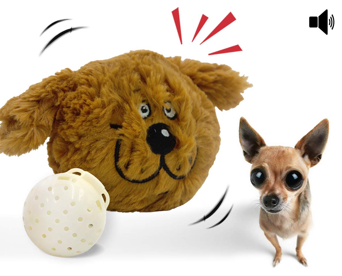 Photo 1 of YOOGAO Pet Interactive Dog Toy, Plush Electric Dog Toy, Vibrating and Squeaky, Battery Operated, Prevent Boredom for Pets