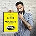 Beard Brush & Comb Kit for Men – With Wild Boar Bristles for Easy Grooming. Use With Beard Conditioner or Softener to Get Perfect Facial Hair & Moustache Growth.