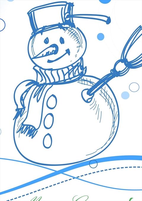 Amazon ポスター ウォールステッカー シール式ステッカー 飾り 127 L版 写真 フォト 壁 インテリア おしゃれ 剥がせる Wall Sticker Poster ユニーク スノーマン 冬 イラスト ウォールステッカー オンライン通販