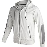 Spyder Mens Zip up Hoodie - Athletic Tech Double Knit Full Zip Gym & Workout Hoodies for Men with Side Pockets