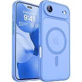 CANSHN Magnetic Compatible with iPhone Air Case, Ultramarine | Full Camera Protection, Compatible with MagSafe, Translucent Matte, Military-Grade Protection, Scratch Resistant, Slim Fit