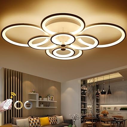 Remote Control Living Room Bedroom Modern Led Ceiling Lights