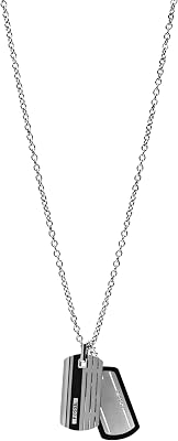 Halskette Für Männer Kleid, Silber Edelstahl Halskette, JF00494998