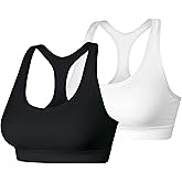 Hanes Womens Sport Compression Racerback Sports-Bra