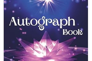 Autograph Book: Autograph Book: Signature Scrapbook, Blank Unlined Celebrity Memorabilia Album Gift, Keepsake Memory Book