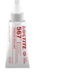 Loctite 2087067 567 Thread Sealant 50 mL Tube, White | For Stainless Steel and Other Metal Fittings, Pack of 1