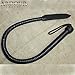 Ardour Crafts WP-118 Plait Genuine Leather Bull Whip Heavy Duty Bullwhip, Black