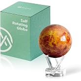 MOVA Self Rotating Globe, Venus Classic (4.5") | solar powered globe, no batteries or cords, gift for astronomy lovers, premium kinetic display, space desk decor