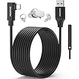 CHAFON Link Cable Compatible for VR Oculus Quest 2,16FT/5M Fast Charging & PC Data Transfer USB C 3.2 Gen1 VR Headset Cord fo