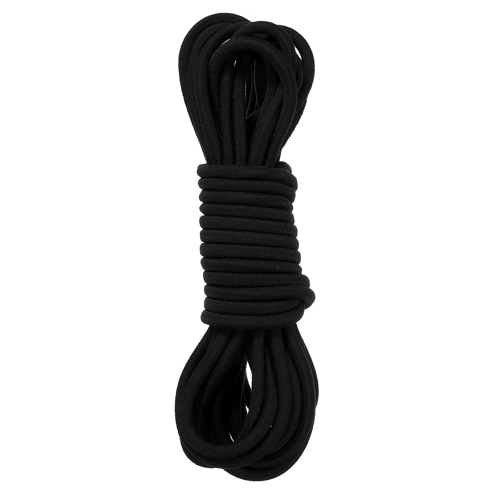 PATIKIL 16.4 Feet Chinese Jump Rope, Colorful Stretch Skip Rope Chinese Elastic Rope Ankle Jumping Rope for Outdoor Exercise, Black