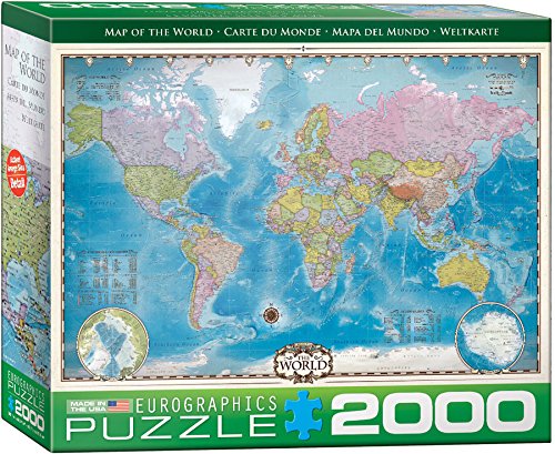EuroGraphics Map of The World Puzzle (2000-Piece)