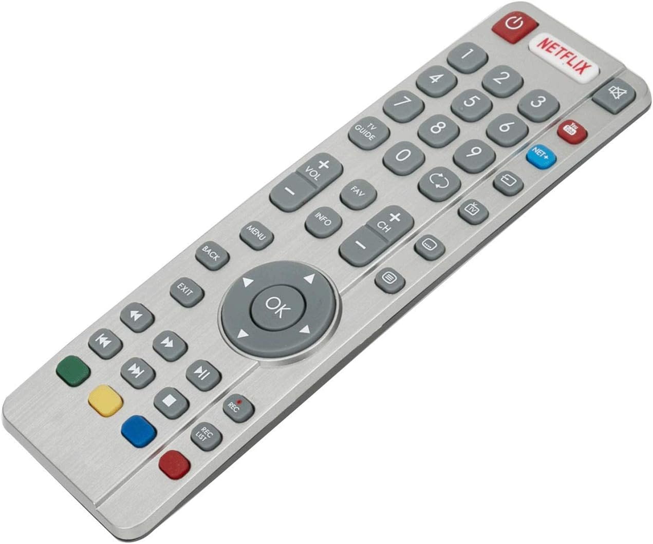 VINABTY SHWRMC0116 SHW/RMC/0116 Remote Control Compatible with Smart 3D LED TV, gray - Image 4