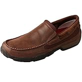 Twisted X Men's Original Slip-on Driving Moc MDMS009 Moccasins, Brown, 8 Wide
