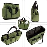 Ledeak Garden Tool Bag Deluxe Portable 8 Pockets 600D Oxford Tote view 4