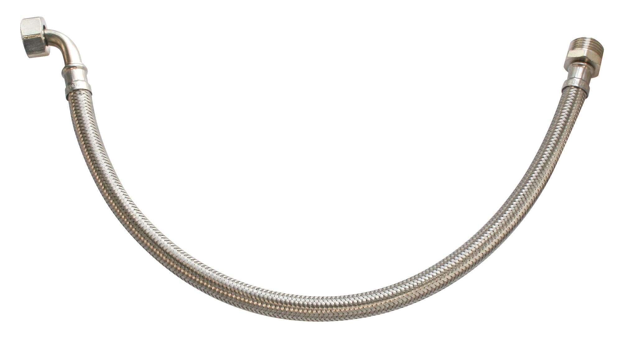 SOMATHERM for You - Sanitary Hose Connection Female Swivel nut 20/27 (3/4') - Male Connector 15/21 (1/2') - Length 50 cm - DN8