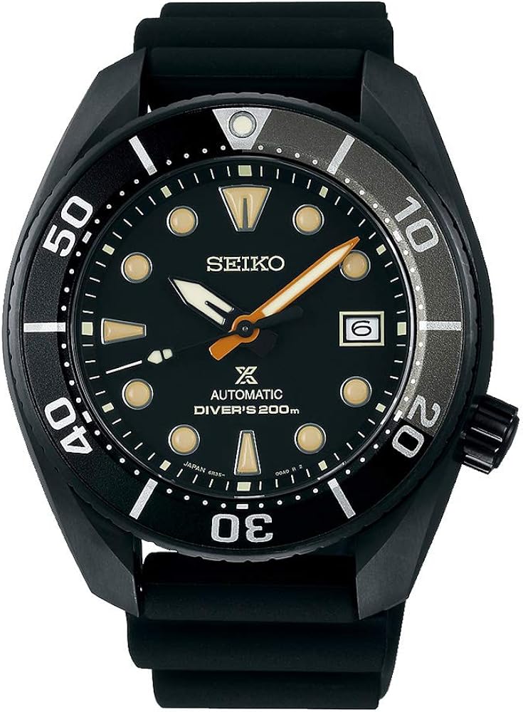 Buy Seiko Prospex Black 45 mm Dial Automatic Watch with Silicone Band