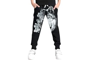 UNICOMIDEA Boys Pants Girls Funny Sweatpants Classical Sports Pants for Kids 6-16Y