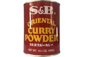 S&B Japanese Oriental Curry Powder オリエンタルカレーパウダー, Commercial Bulk Size Tin - 14.1 Ounce (400 Gram)