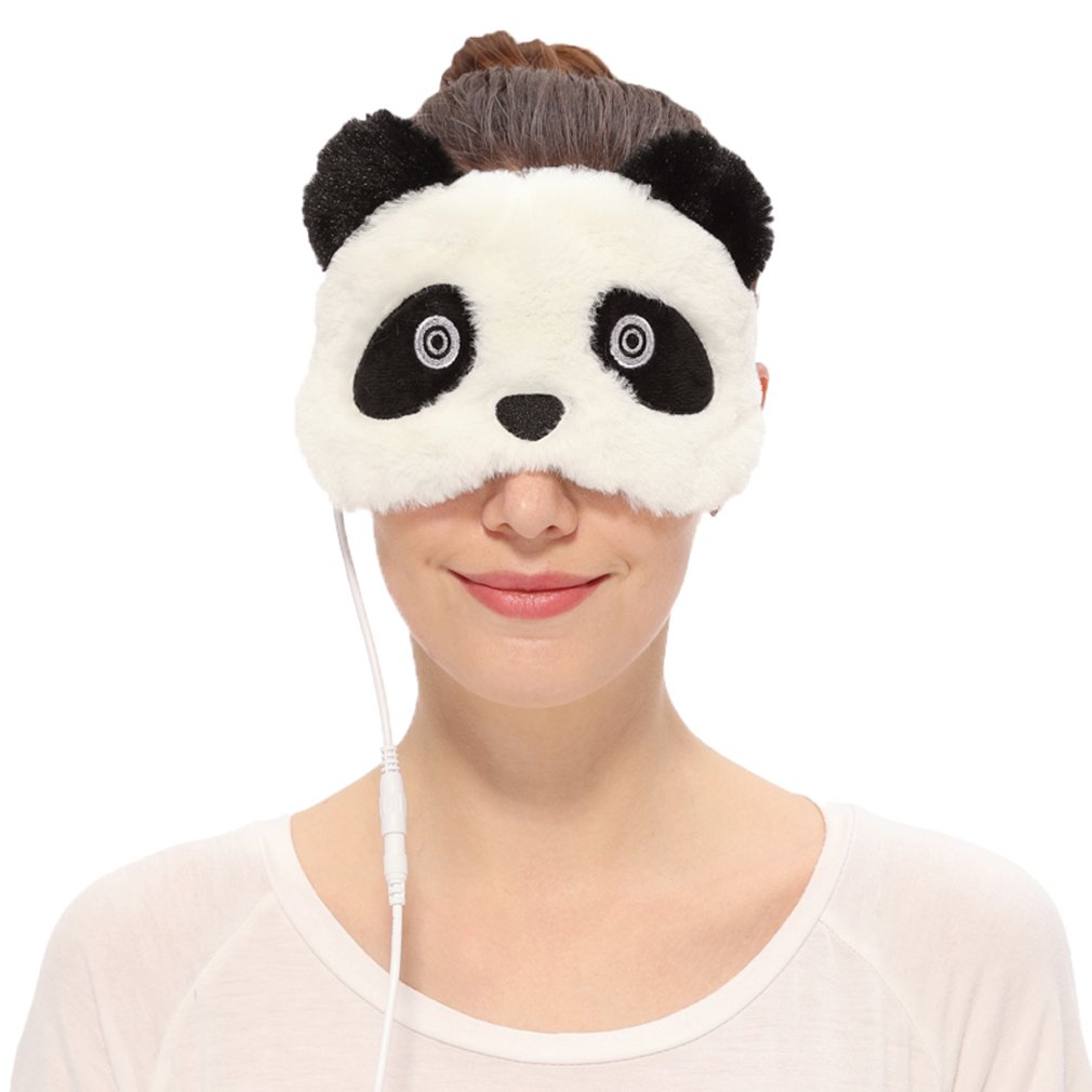 Aroma Season Cute Panda Heated Steam Blepharitis Eye Mask, Relieve Stye, Dry Eyes, Tired Eyes, Puffy Eyes (panda)