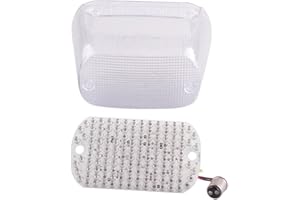 Mallofusa Motorcycle Integrated Taillight LED Brake Tail Light Compatible for SUZUKI VOLUSIA 800 2001-2004 INTRUDER LC1500 1999-2004 BOULEVARD C50/C90 1998-2005 Clear Len