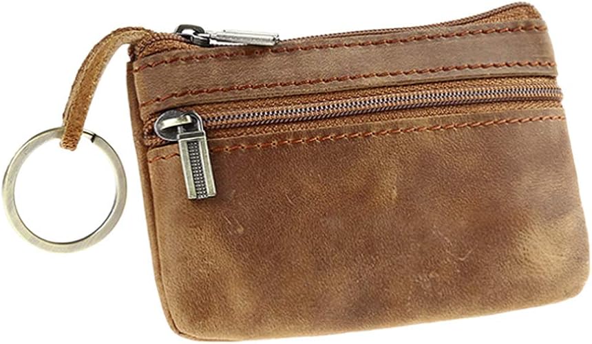 Amazon Iplusmile ミニ 財布 本革 小銭入れ 実用 小さい 財布 コンパクト 多機能 ハンドメイド ミニマリスト ギフト メンズ レディース ブラウン Iplusmile 財布
