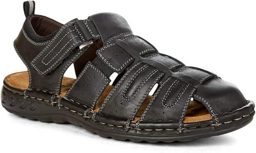 mens leather sandals amazon