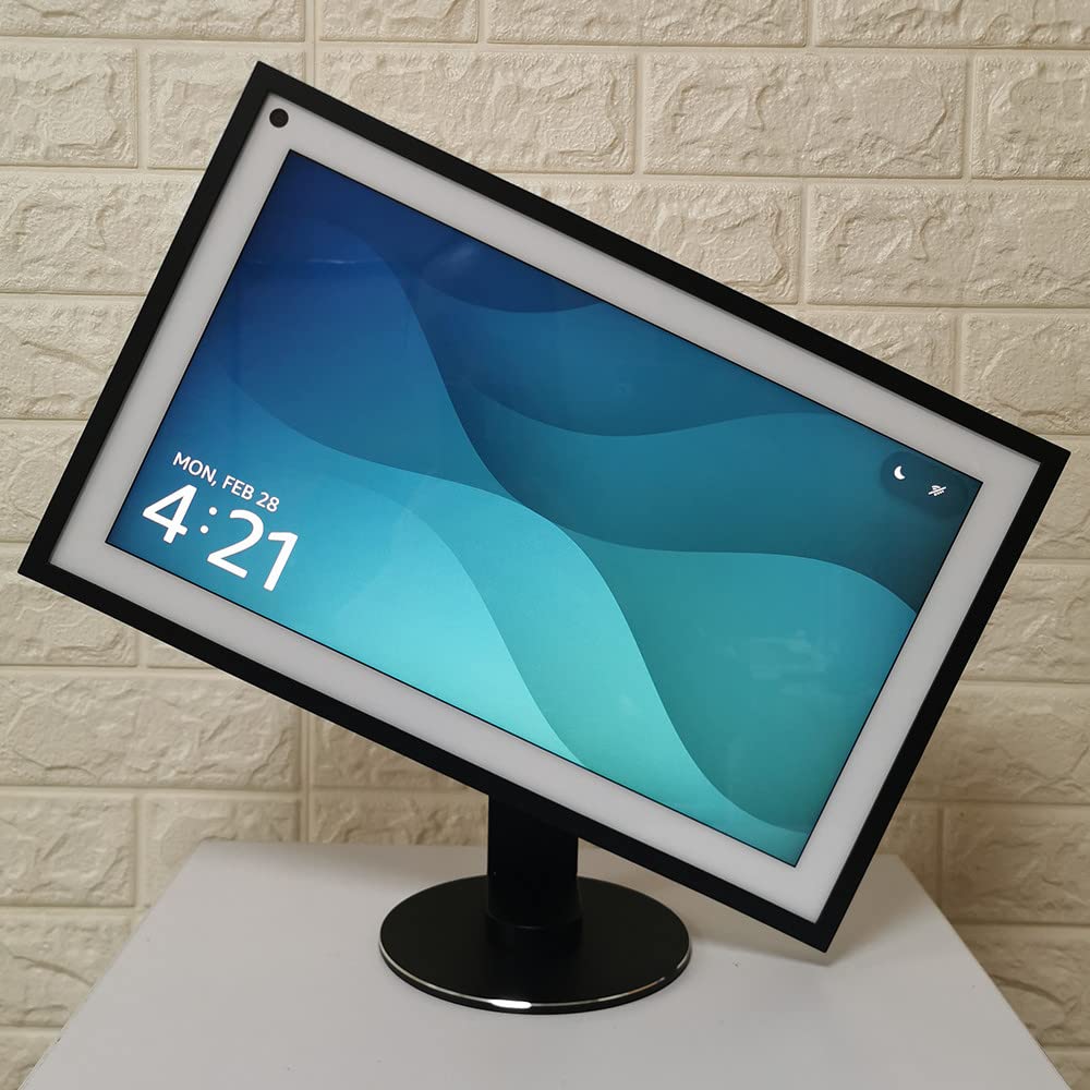 ATOPHK EchoShow 15 Stand Swivel and tilt, Only Made for Echo Show 15 Three Rotating shafts The Base is Made of Aluminum Which Makes The Product More Beautiful and Longer Service Life Black 025-01 UK