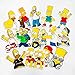ZUIYIJIANGNAN The Simpsons Family Cartoon Waterproof Reused Stickers Car Laptop Helmet Luggage Vintage Skateboard Wall Decor Gift for Kid (I-Simpsons Family)