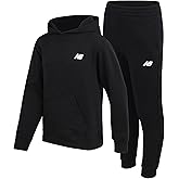 New Balance Boys Sweatpants Set - 2 Piece Pullover Boys Hoodie Sweatshirt & Athletic Jogger Pants Kids Activewear Set (8-16)