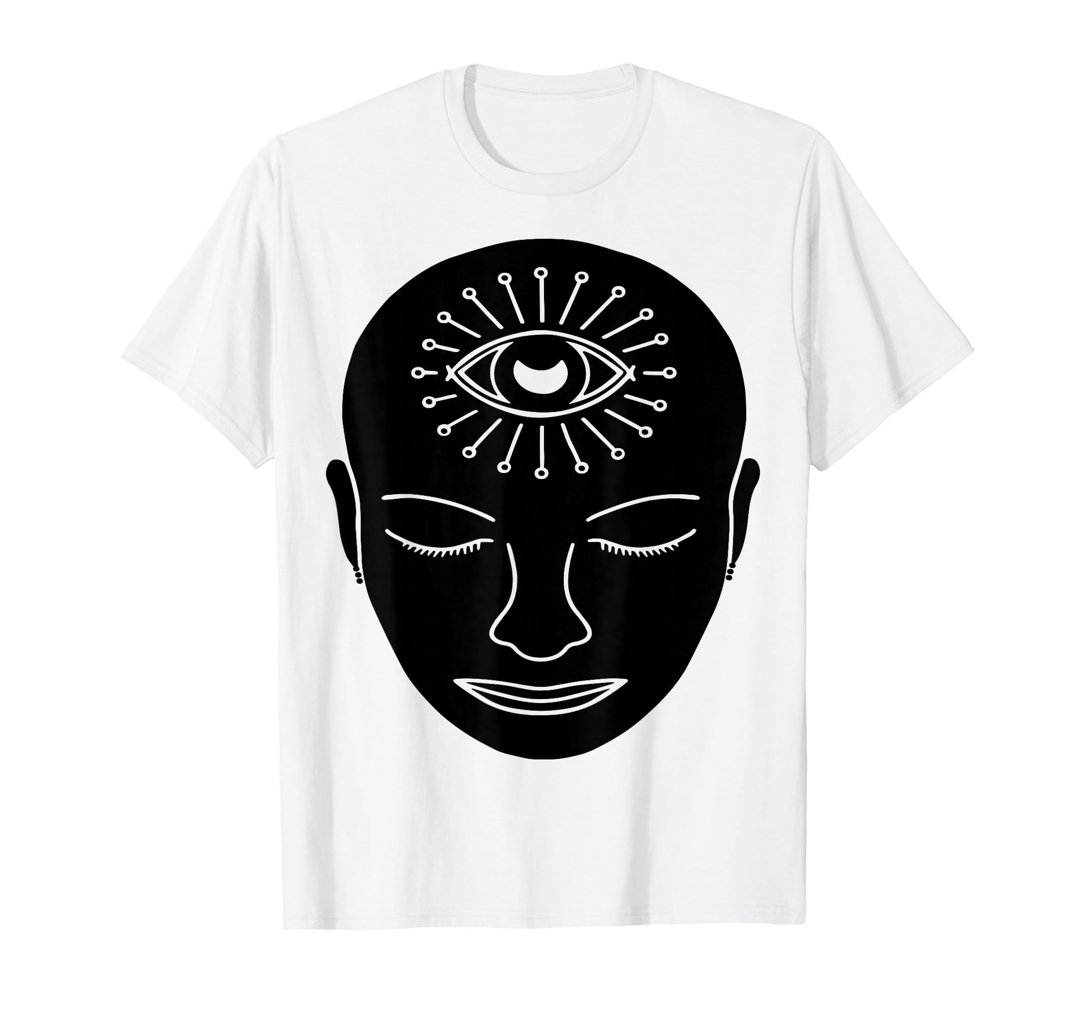 Third Eye Chakra Meditation Moon Iris T-Shirt