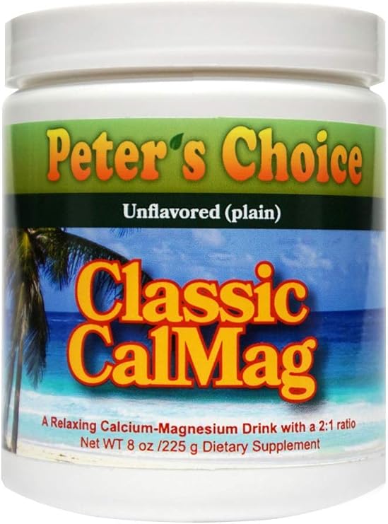 Amazon Com Classic Cal Mag Powder Original 2 1 Formula 8oz 30 Servings Stress Sleep Support Muscle Relaxation Leg Cramp Aid Healthy Bones Teeth Nerves Made In The Usa By Peter Gillham S Life Essentials Health Personal
