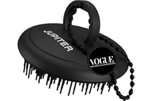 Jupiter Scalp Exfoliator - Scalp Massager Tool for Wet & Dry Hair - Ergonomic Detangler Brush - Dandruff Comb & Scrub to Remo