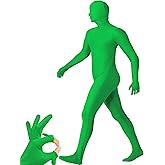 Dokiory Full Body Suit Costume Unisex Spandex Bodysuit Skin Suit Unitard Zentai Halloween Jumpsuit for Adult Men Women