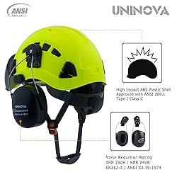 UNINOVA Arborist Helmet Forestry Helmet Chainsaw