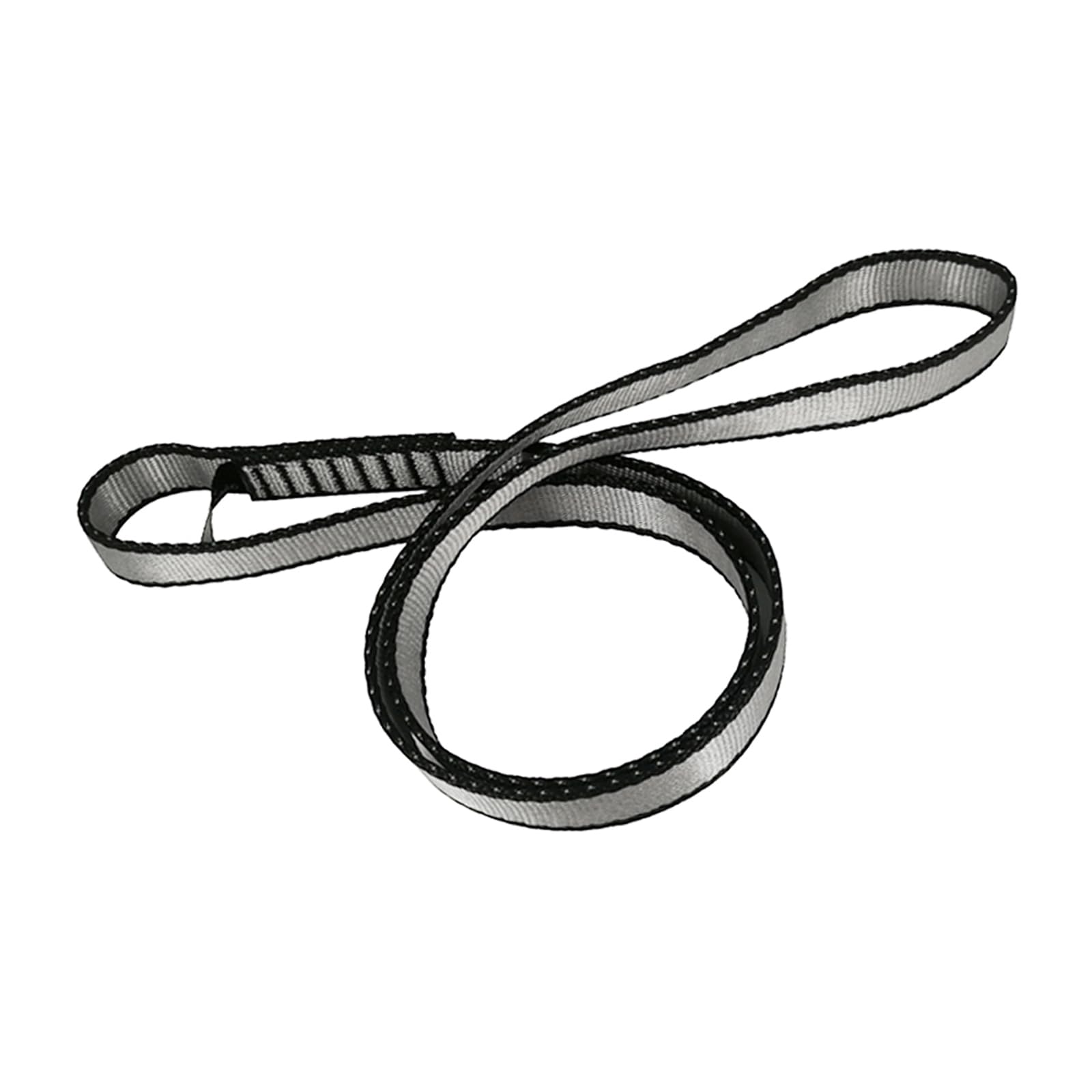 FOSER 18mm Nylon sling Runner, high-strength Nylon Rope, Apply to yoga hammocks, Hiking, Creating anchor systems, Downhill sports, etc (Gray(1pcs), 120cm/48inch)