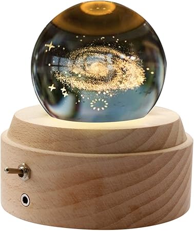 Amazon 新力 オルゴール 月のランプ 宇宙 誕生日プレゼント間接照明 ベッドサイドランプ Ledライト Usb充電 おしゃれ 木製 手作り 結婚記念日 結婚祝い 卒業祝い クリスマス プレゼント 女性 雑貨 かわいい 雰囲気 癒しグッズ 投影効果 宇宙 オルゴール おもちゃ