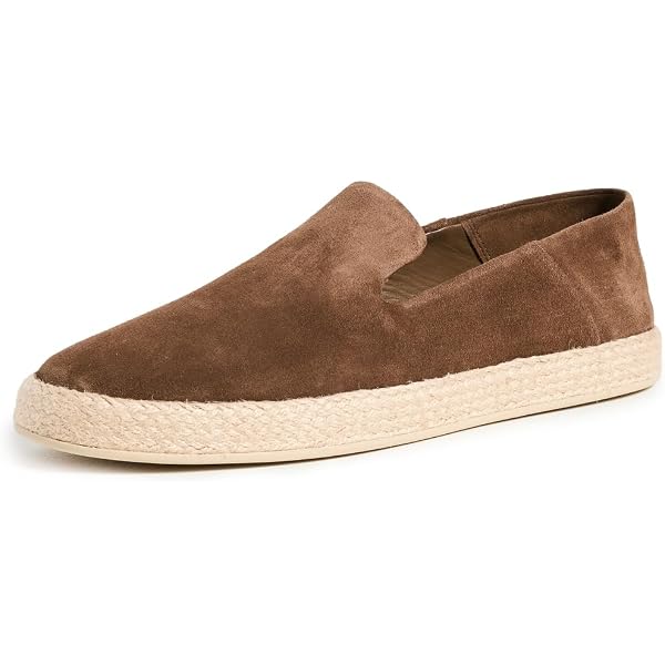 Vince Men\'s Ace Slip On Sneaker, Flint, 8.5 M US Vince ACE FLINT SU MENS Slip-On Sneakers BROWN COLOR SIZE 7M  main image 3