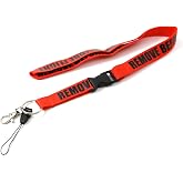 Rotary13B1 Remove Before Flight - Lanyard - Red/black