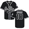 Men's Smalls Jersey #10 Bad Boy 90s Hip Hop Clothing Black White Stitched Movie Baseball Jersey